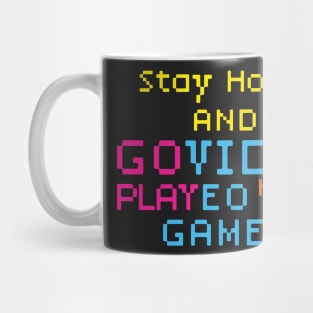 Staycation Coronavirus effect, Stay Home and GOVID19 Mug